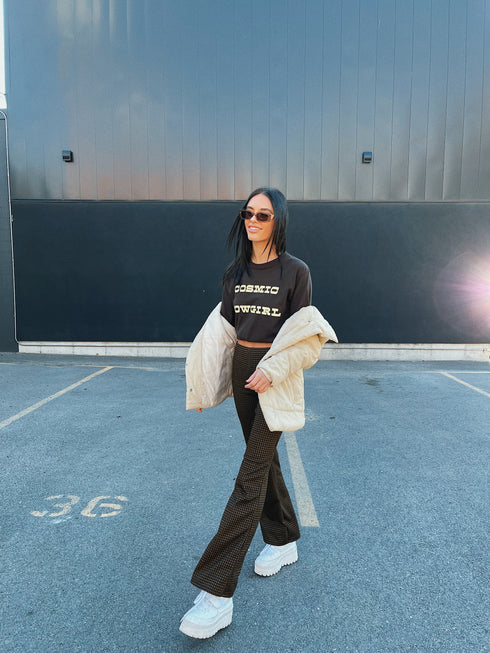 Cosmic Cowgirl Tee // Chocolate